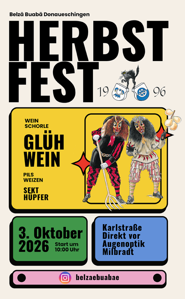 Herbstfest Donaueschingen
03. Oktober 2026